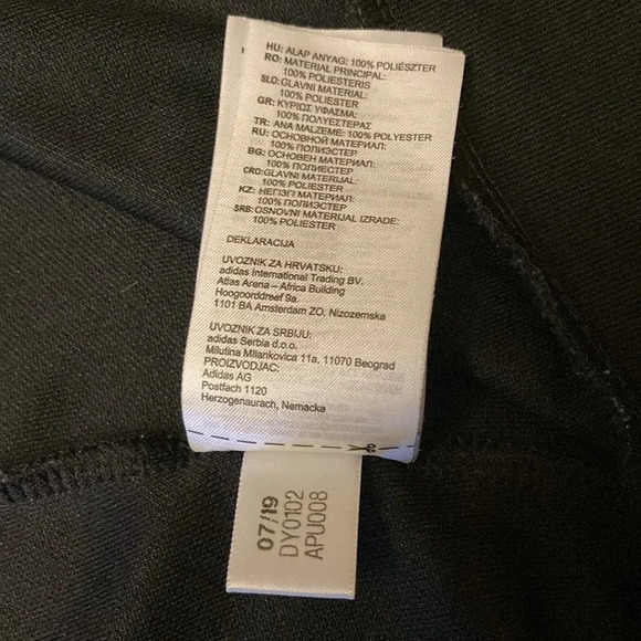 Adidas climate running jacket black men’s large - Picture 9 of 13